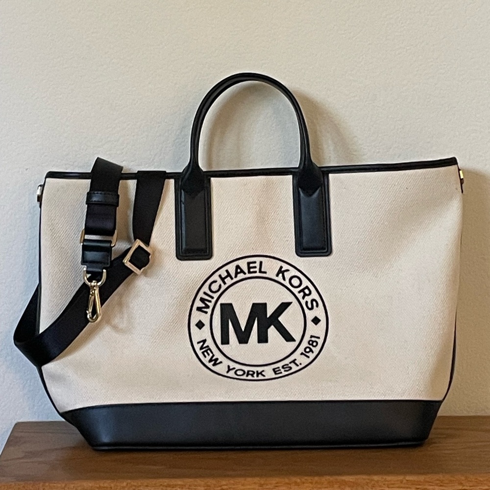 Michael Kors Fulton Sport Large Cotton Tote Bag